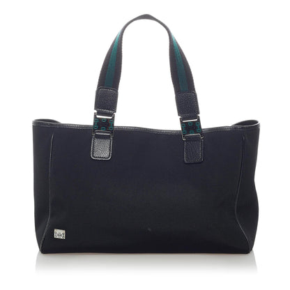 Gucci Horsebit Web Nylon Handbag (SHG-37218)