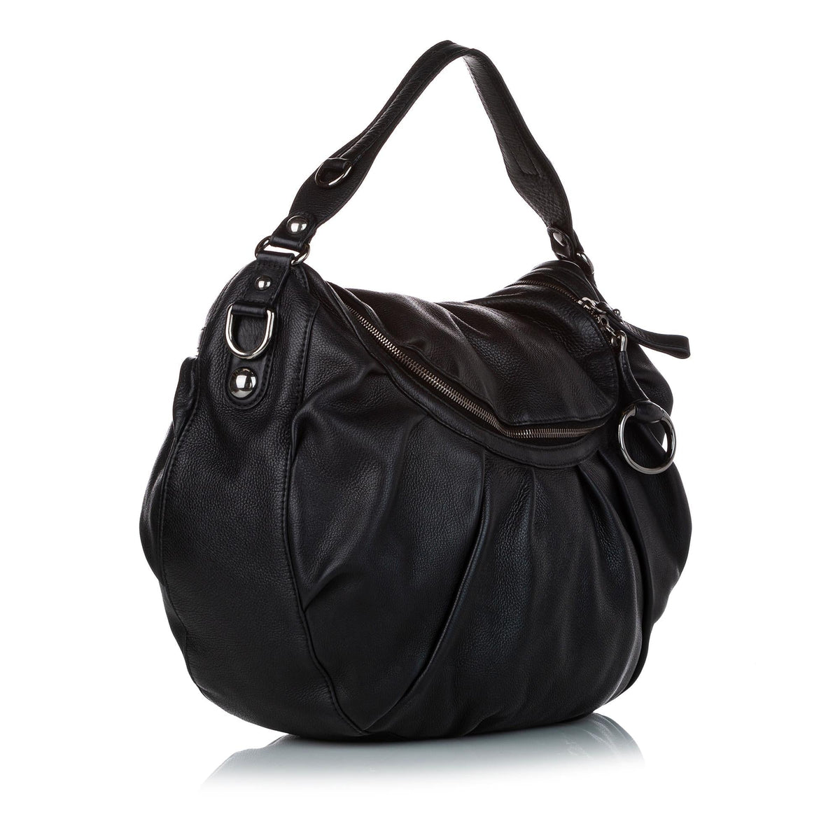 Gucci Icon Bit Leather Satchel (SHG-26206)