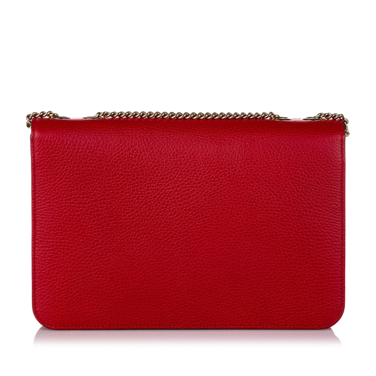 Gucci Interlocking G Chain Leather Crossbody Bag (SHG-30083)