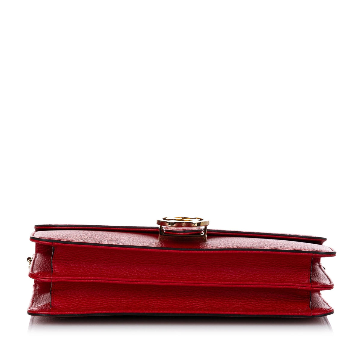 Gucci Interlocking G Chain Leather Crossbody Bag (SHG-30083)