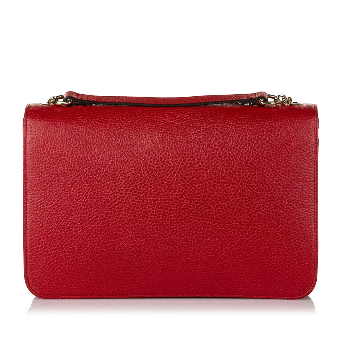 Gucci Interlocking G Chain Leather Crossbody Bag (SHG-32642)