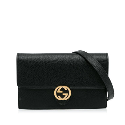 Gucci Interlocking G Dollar Wallet on Chain (SHG-Ew0gk6)