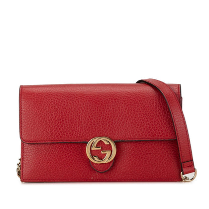 Gucci Interlocking G Dollar Wallet on Chain (SHG-9YMTb8)