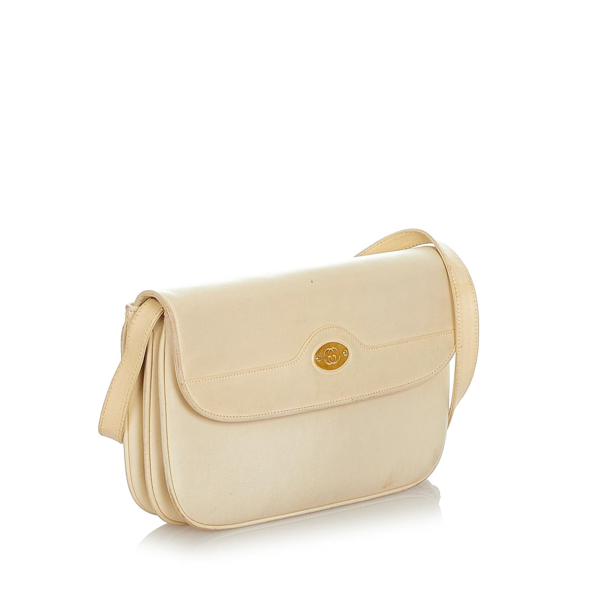 Gucci Interlocking G Leather Crossbody Bag (SHG-23243)