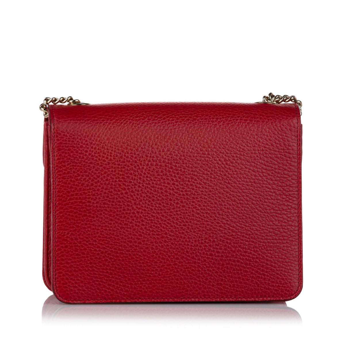Gucci Interlocking G Leather Crossbody Bag (SHG-31144)