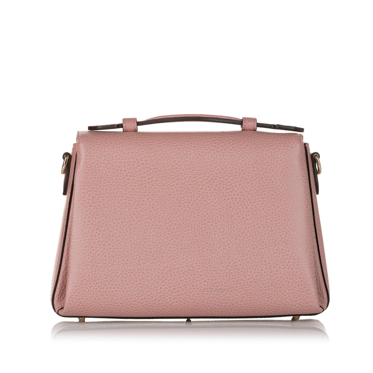 Gucci Interlocking G Leather Satchel (SHG-31610)