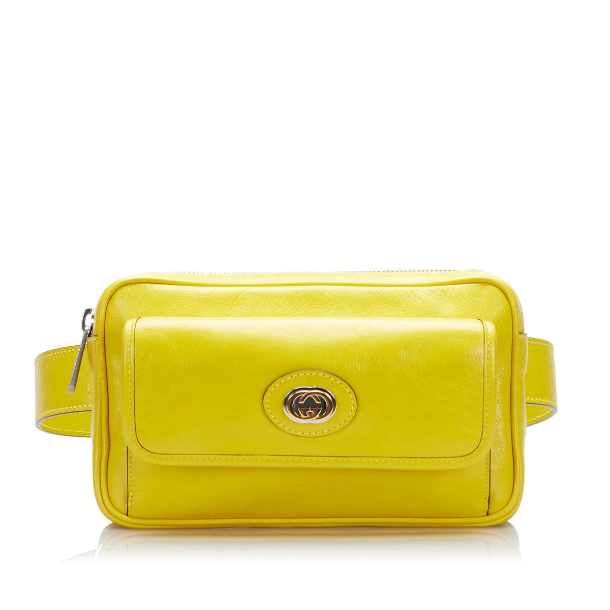 Gucci Interlocking G Morpheus Leather Belt Bag