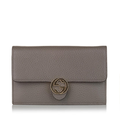 Gucci Interlocking G Wallet On Chain 4 (SHG-0nvH28)