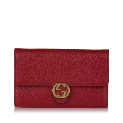 Gucci Interlocking G Wallet On Chain (SHG-35249)