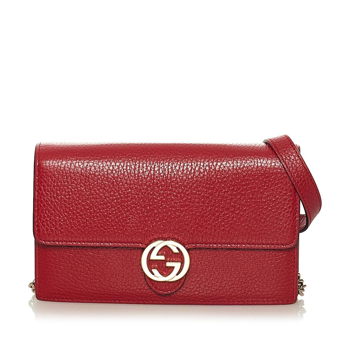 Gucci Interlocking G Wallet On Chain (SHG-35312)