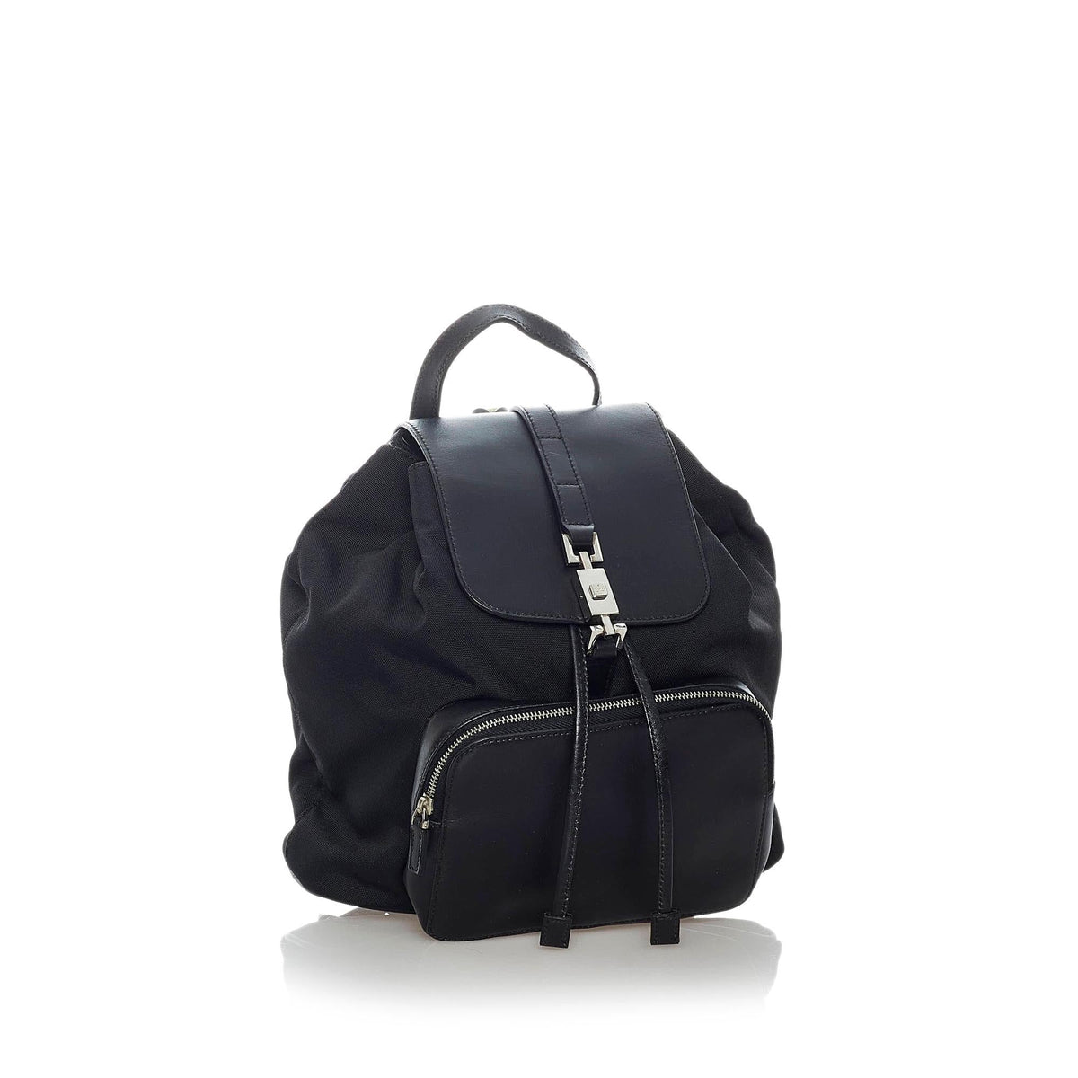 Gucci Jackie Nylon Drawstring Backpack (SHG-30738)
