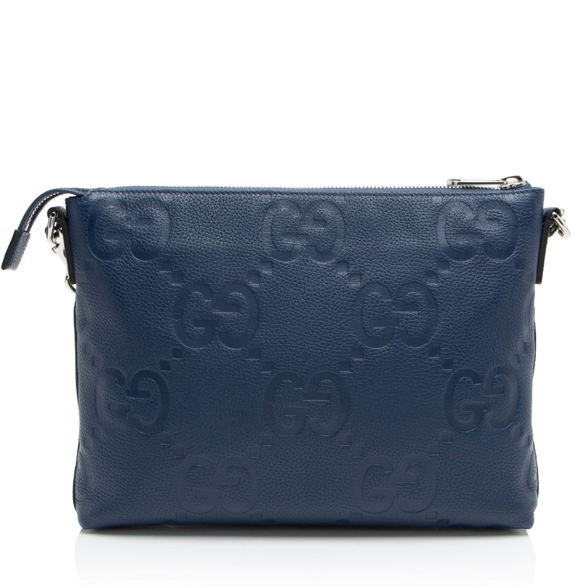 Gucci Jumbo GG Embossed Leather Medium Messenger