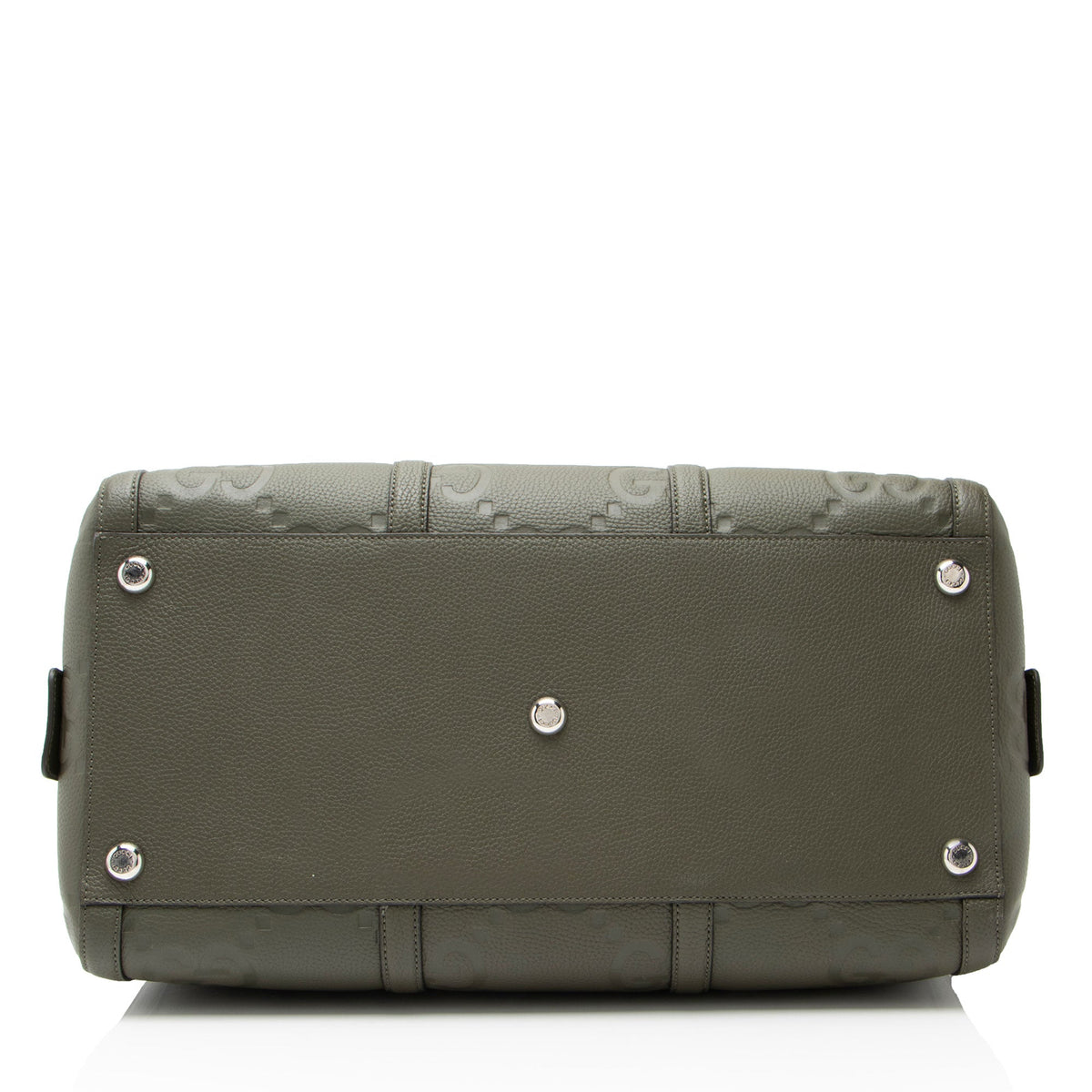 Gucci Jumbo GG Embossed Leather Small Duffle