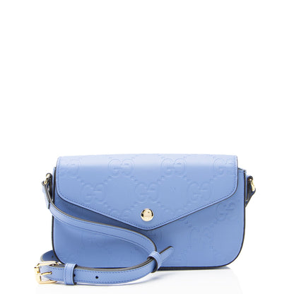 Gucci Jumbo GG Leather Mini Pochette