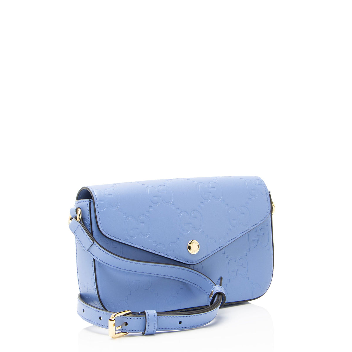 Gucci Jumbo GG Leather Mini Pochette
