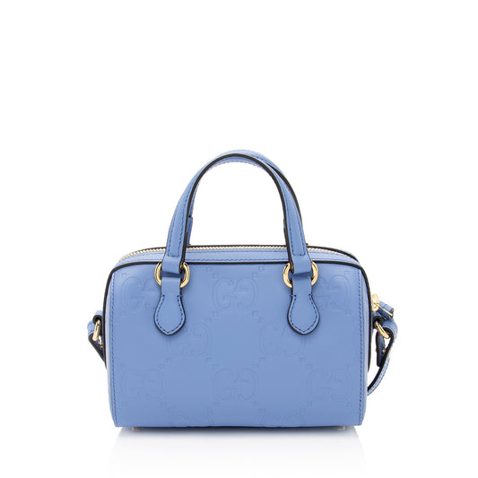 Gucci Jumbo GG Leather Mini Satchel