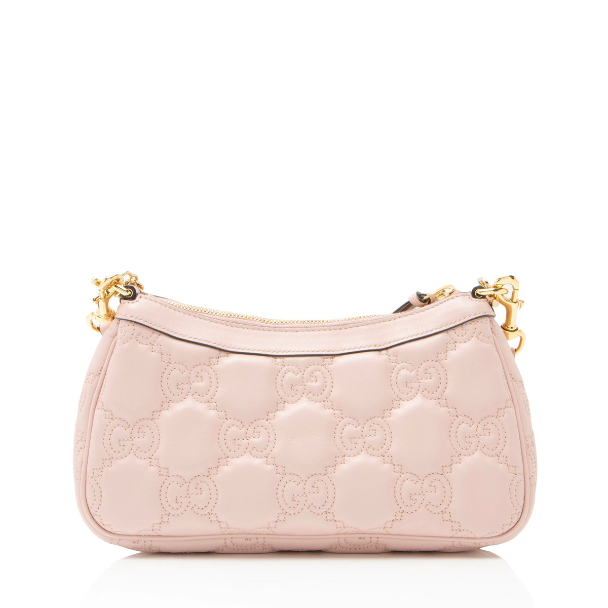 Gucci Jumbo GG Matelasse Leather Chain Small Crossbody