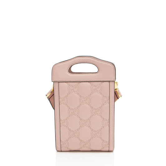 Gucci Jumbo GG Matelasse Leather Mini Crossbody