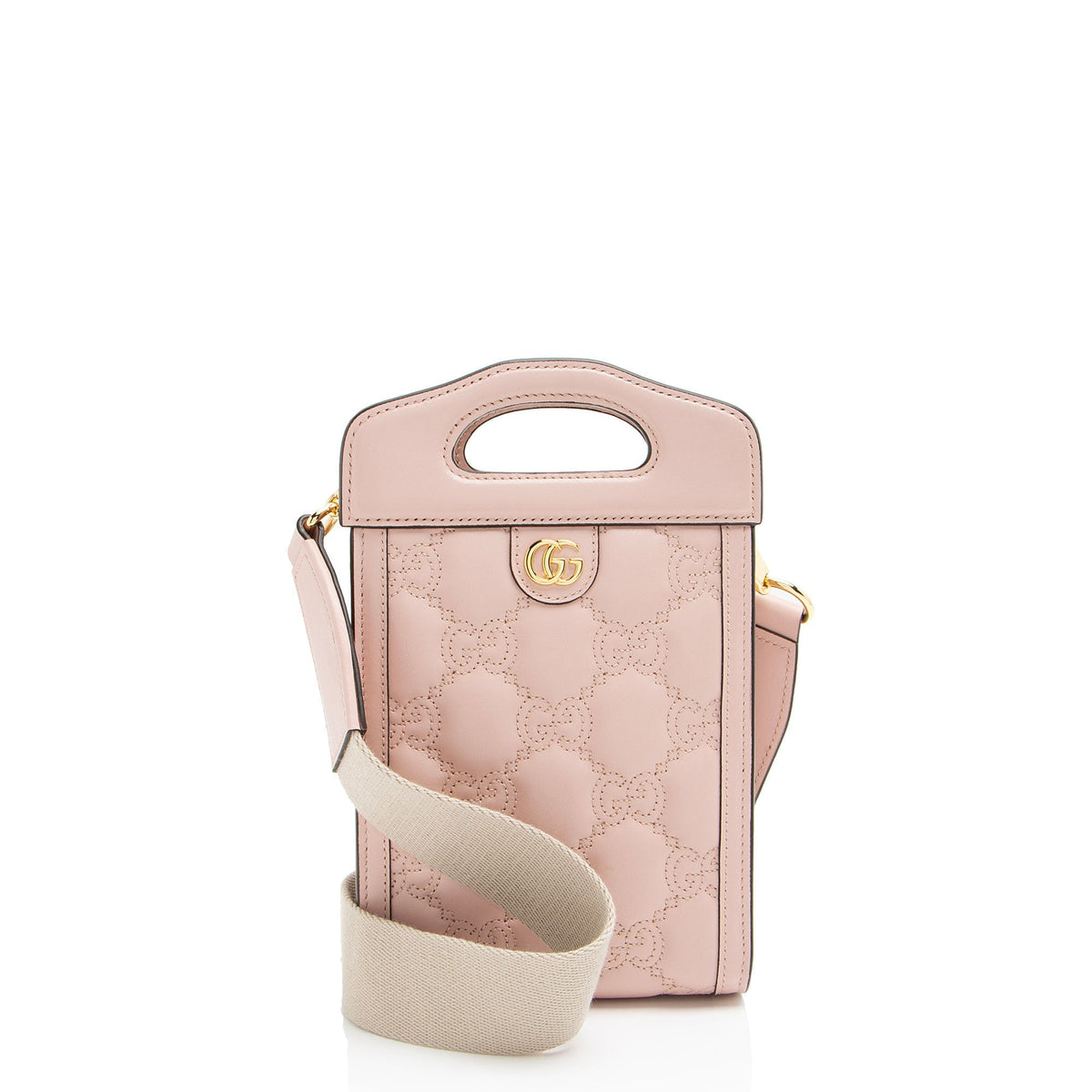 Gucci Jumbo GG Matelasse Leather Mini Crossbody