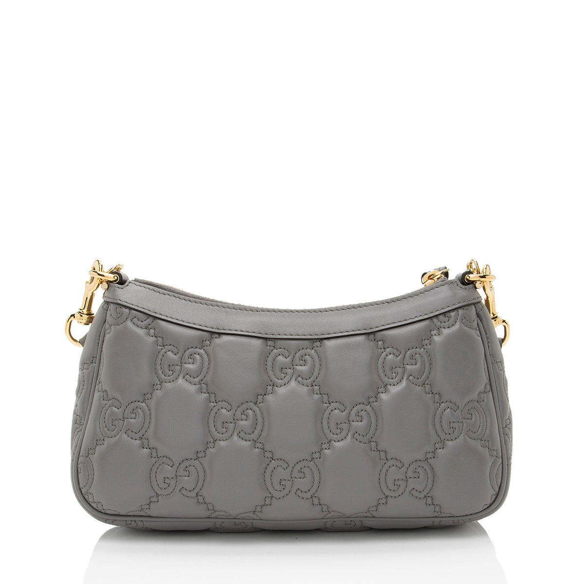 Gucci Jumbo GG Matelasse Leather Chain Small Crossbody