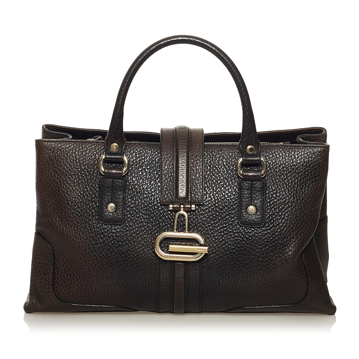 Gucci Junco Leather Handbag (SHG-34266)