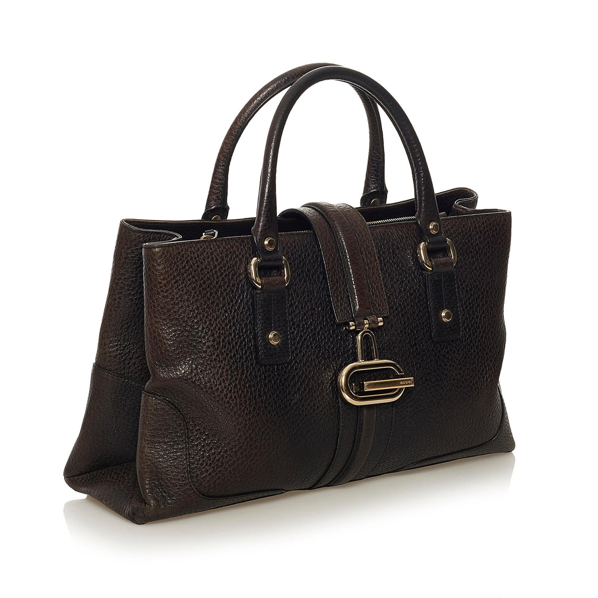 Gucci Junco Leather Handbag (SHG-34266)