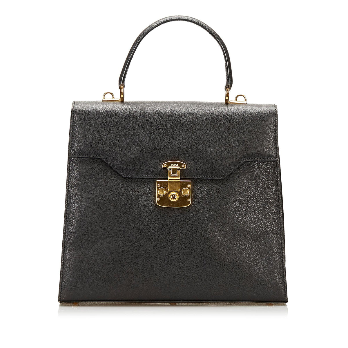 Gucci Lady Lock Leather Satchel (SHG-35619)