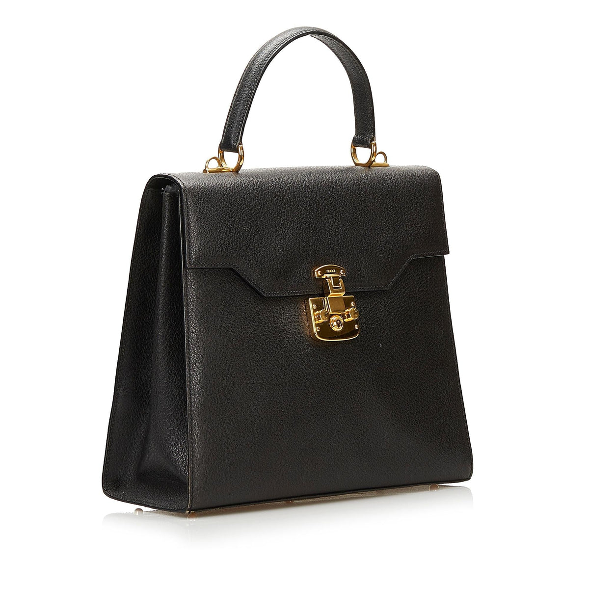 Gucci Lady Lock Leather Satchel (SHG-35619)