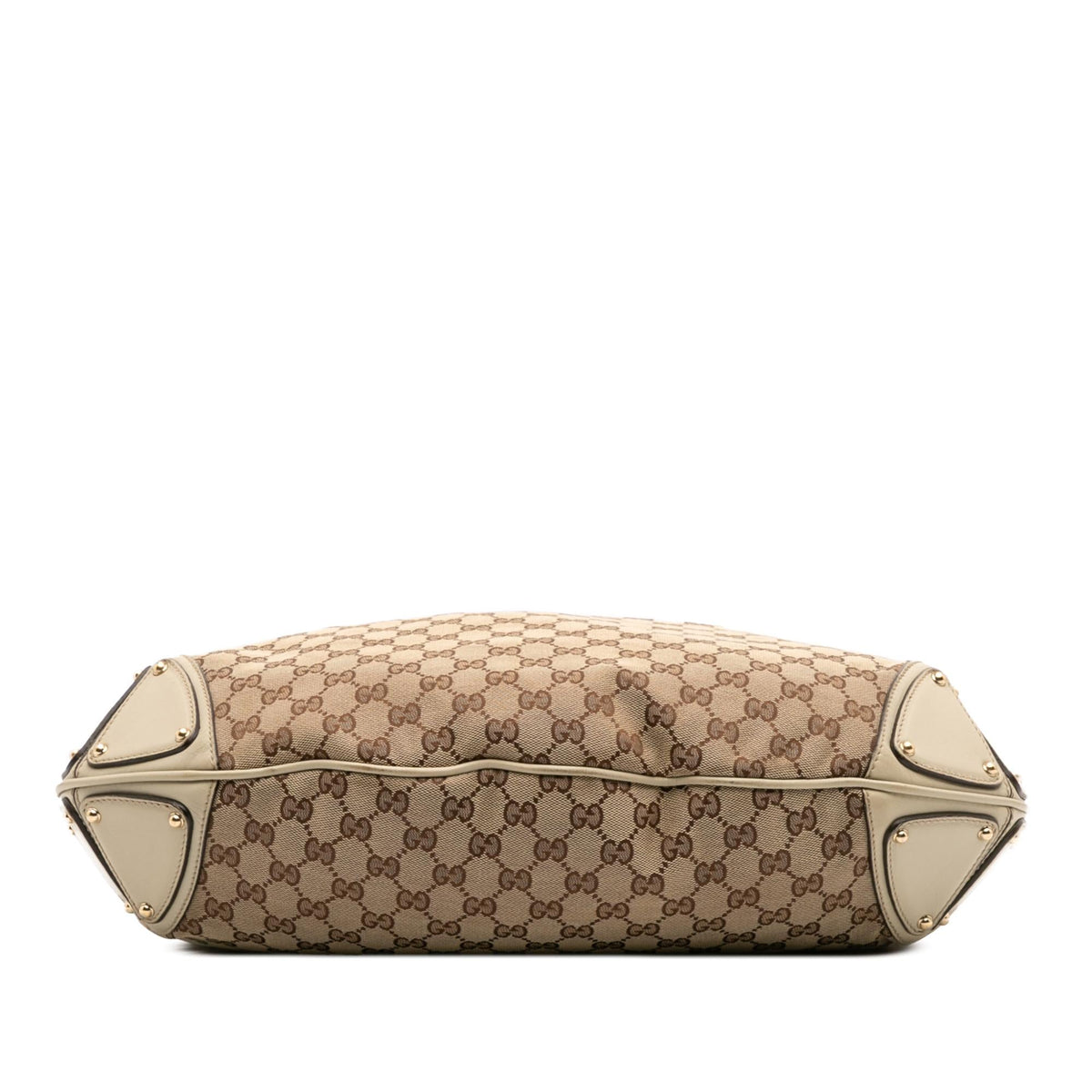 Gucci Large GG Canvas Bamboo Indy Hobo