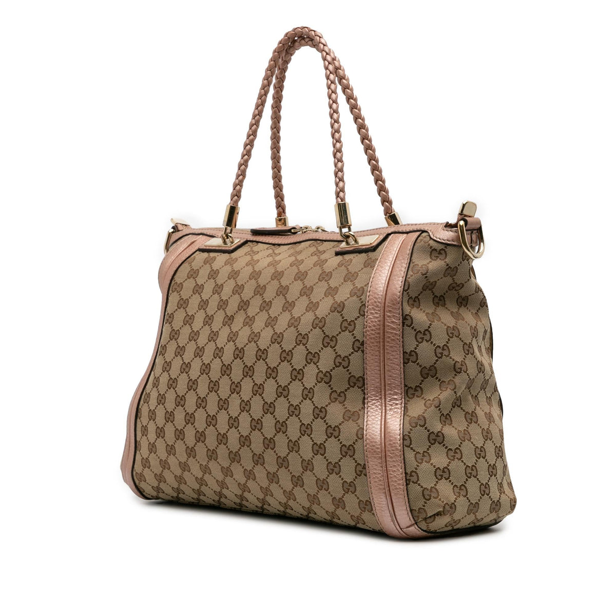 Gucci Large GG Canvas Bella Satchel