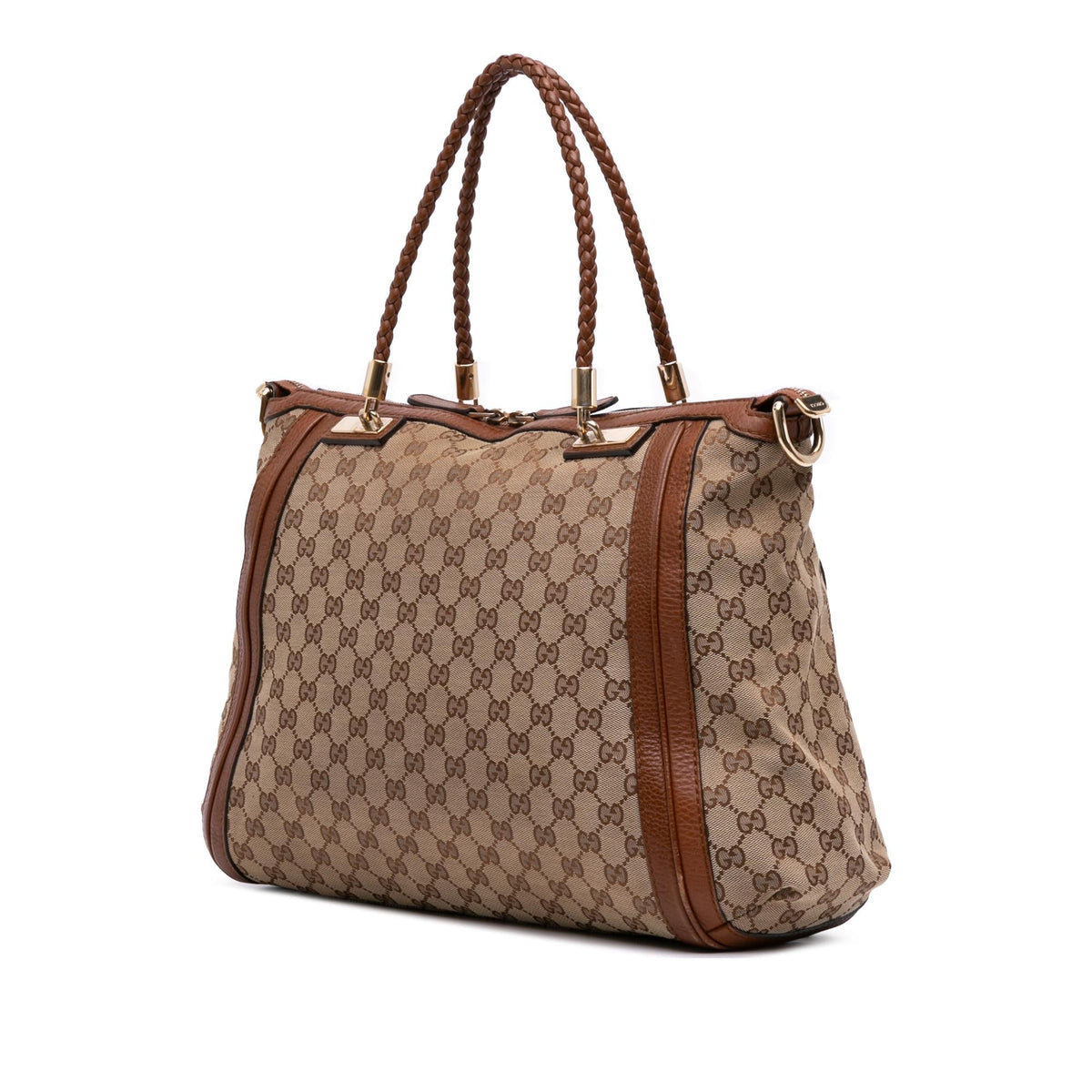 Gucci Large GG Canvas Bella Satchel