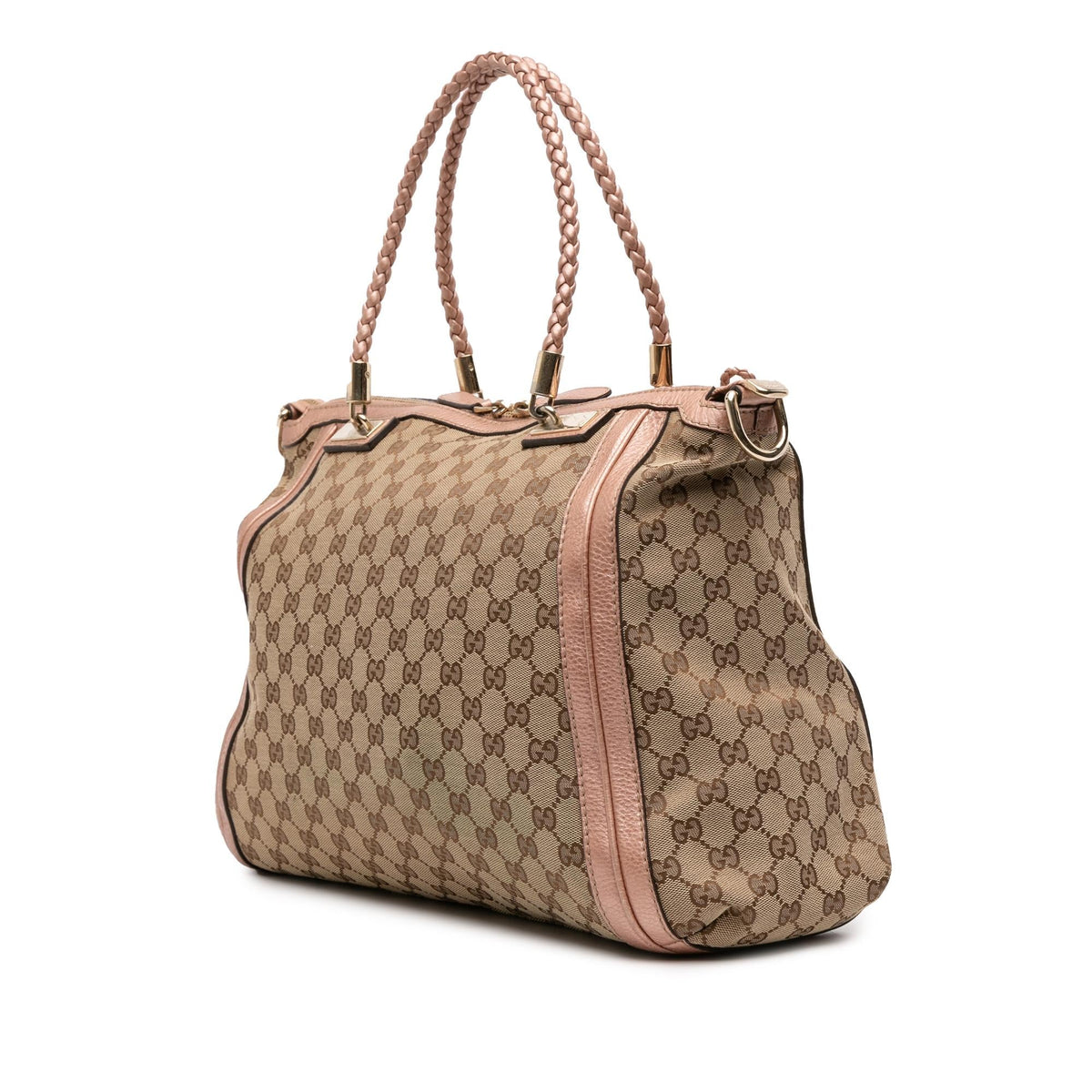 Gucci Large GG Canvas Bella Satchel