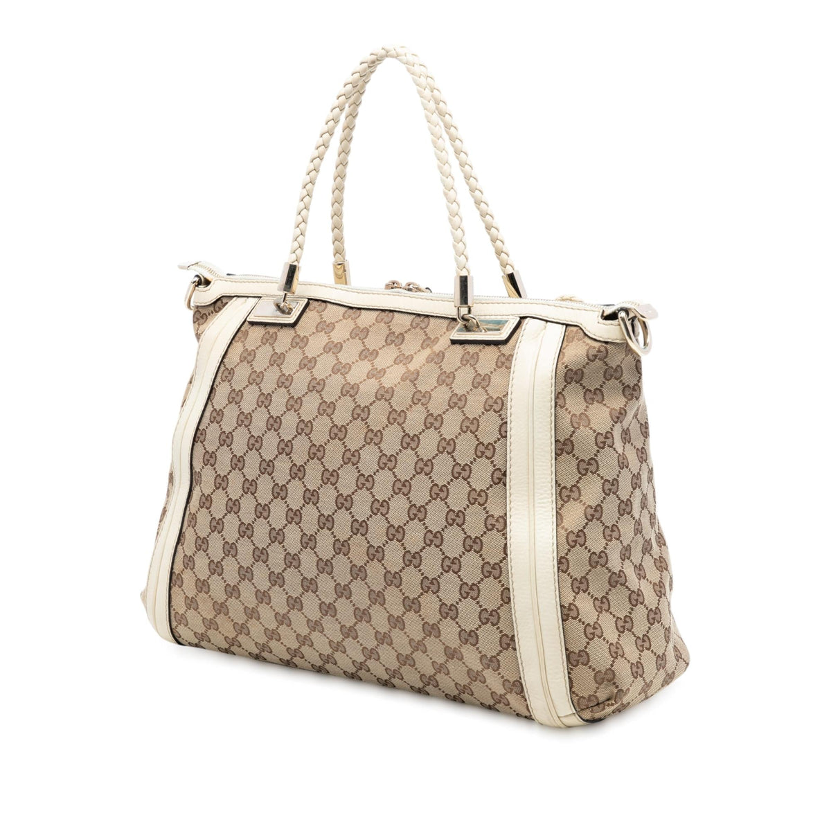Gucci Large GG Canvas Bella Satchel