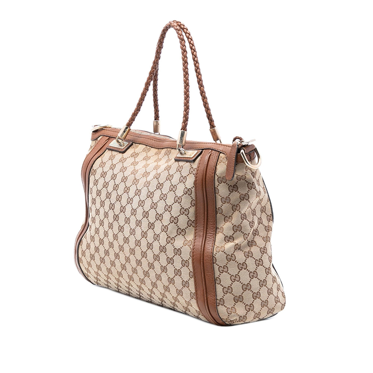 Gucci Large GG Canvas Bella Satchel