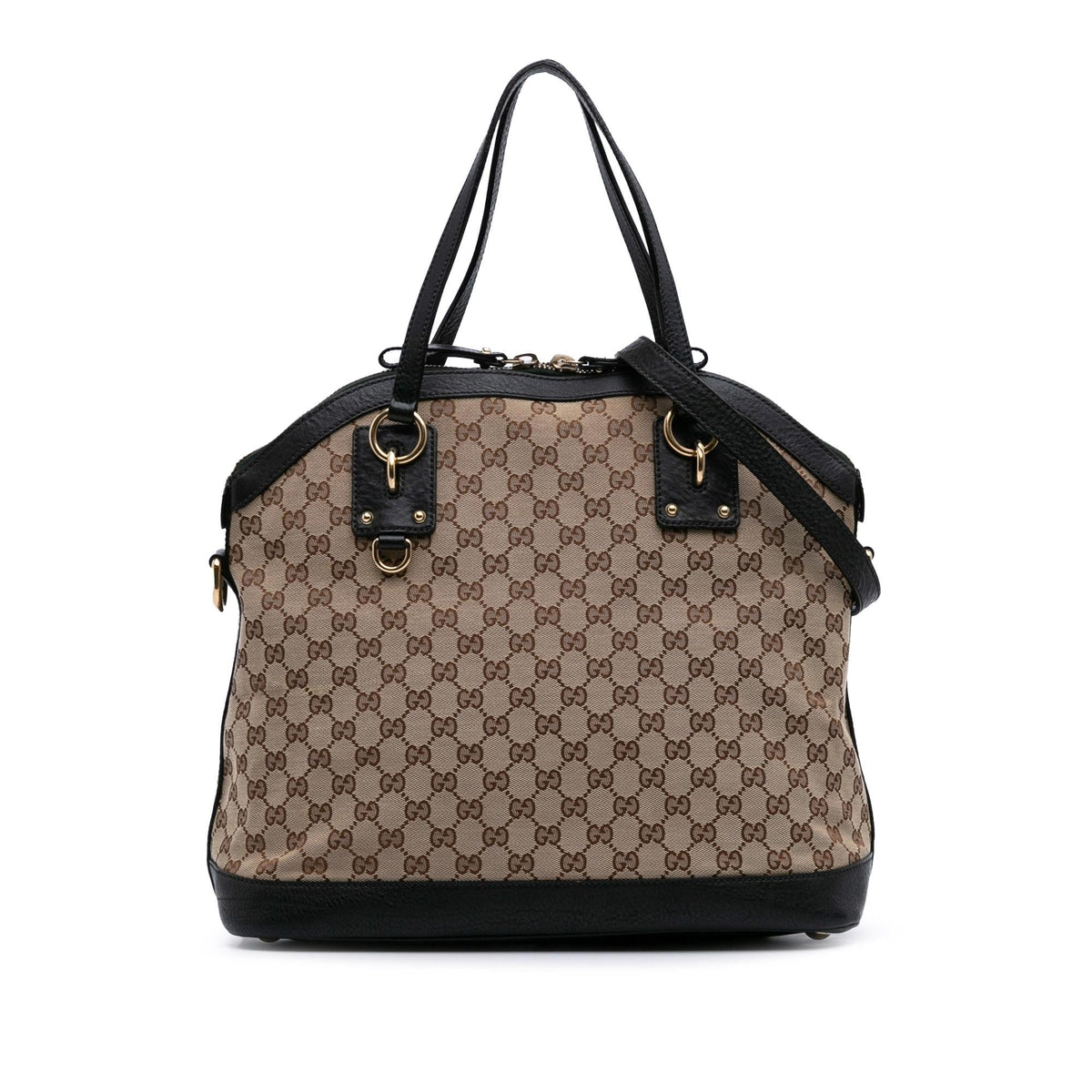 Gucci Large GG Canvas Charm Dome Satchel