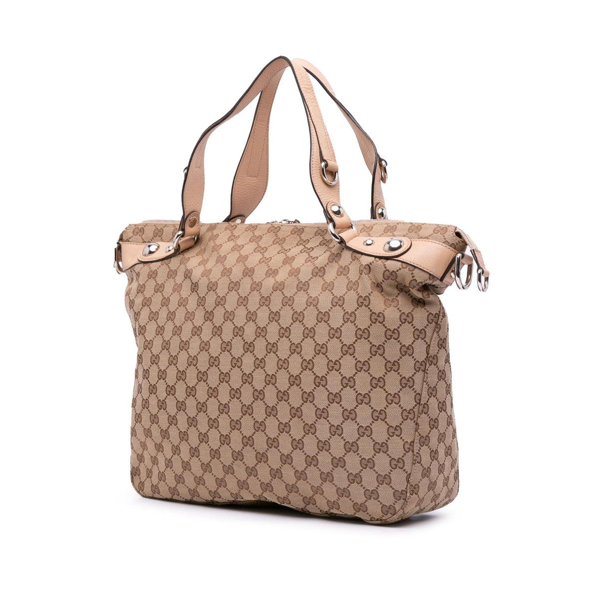 Gucci Large GG Canvas Icon Bit Satchel