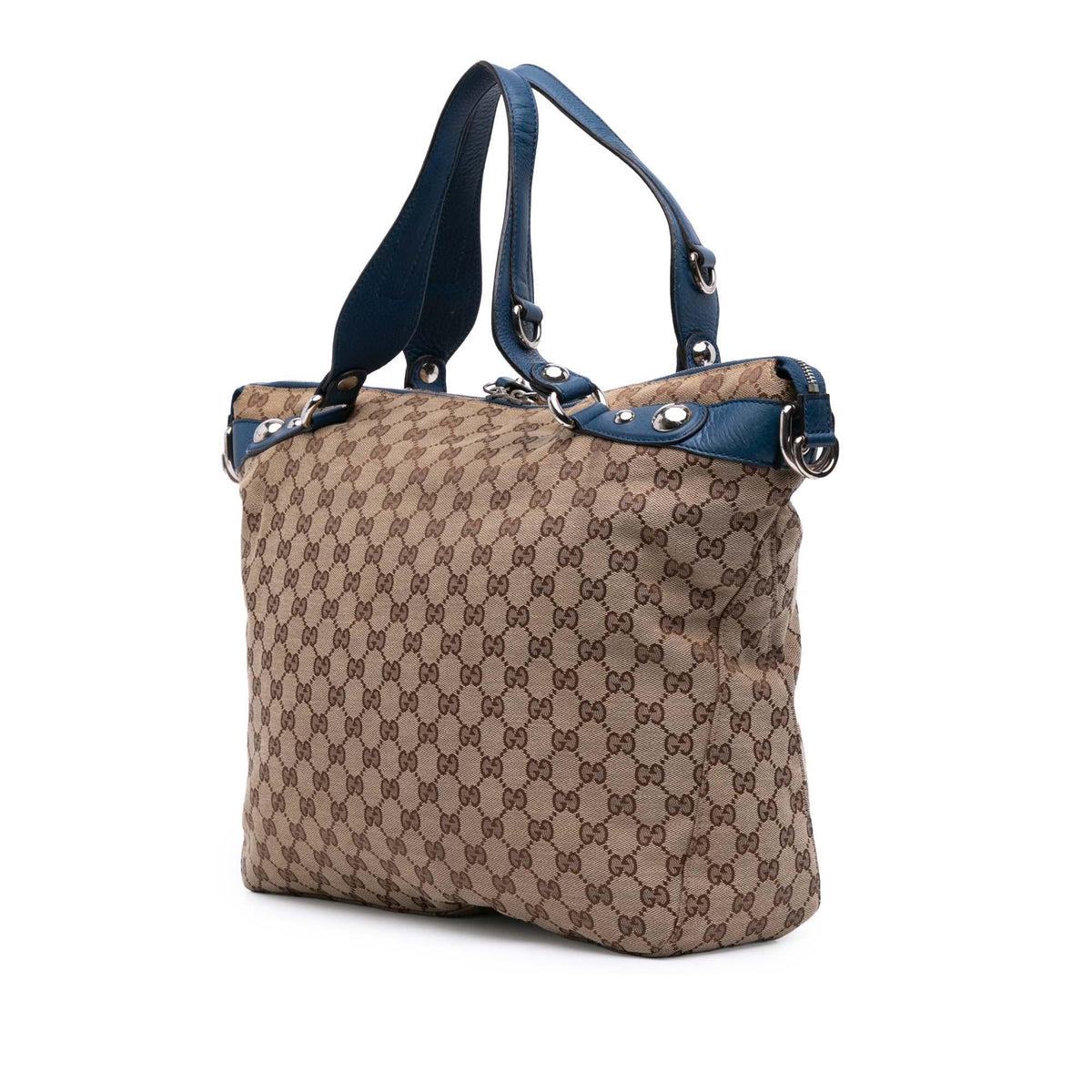 Gucci Large GG Canvas Icon Bit Satchel
