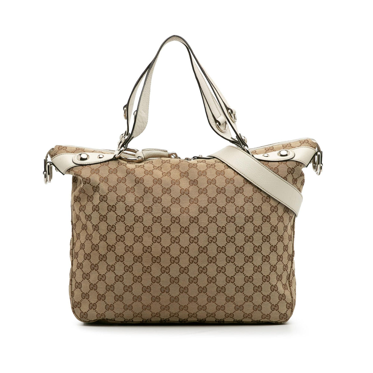 Gucci Large GG Canvas Icon Bit Satchel