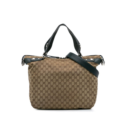 Gucci Large GG Canvas Icon Bit Satchel