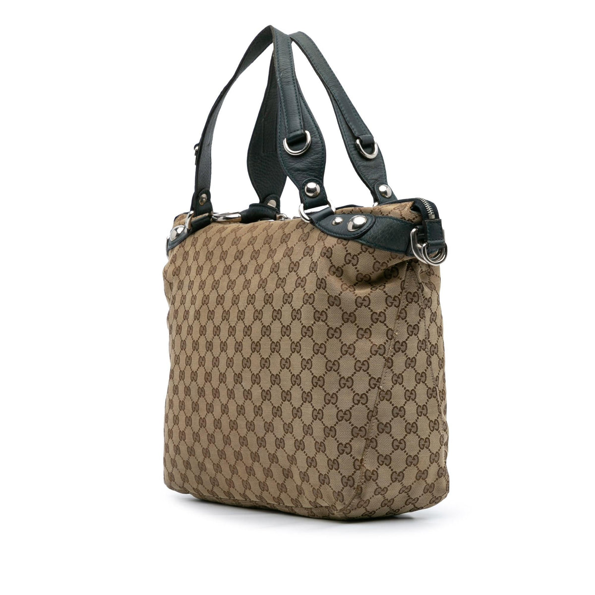 Gucci Large GG Canvas Icon Bit Satchel
