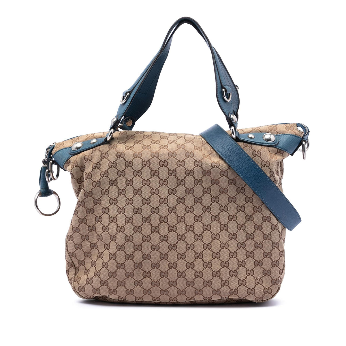 Gucci Large GG Canvas Icon Bit Satchel