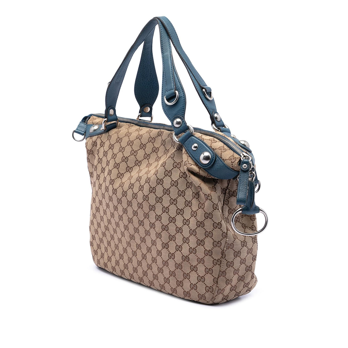 Gucci Large GG Canvas Icon Bit Satchel