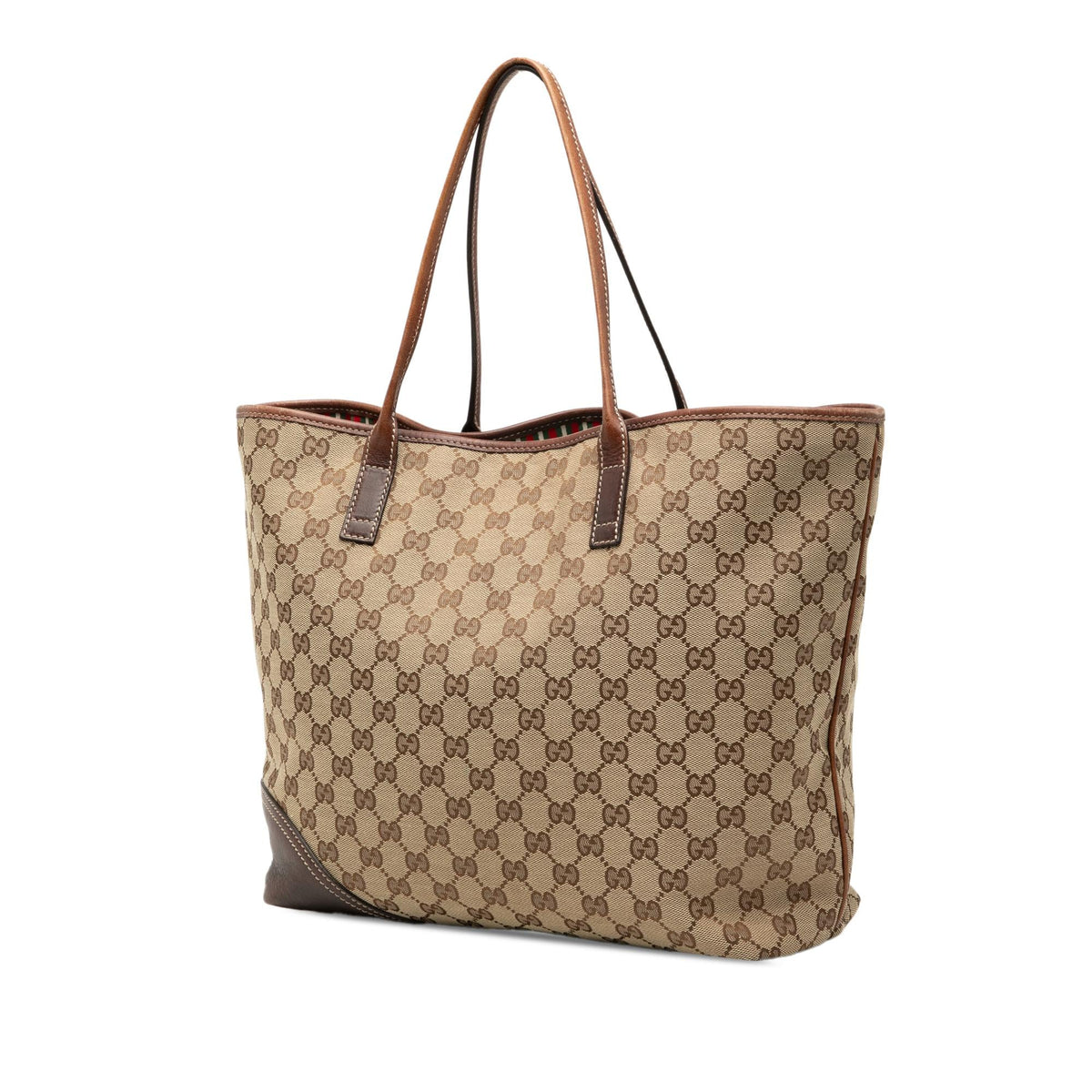Gucci Large GG Canvas New Britt Tote