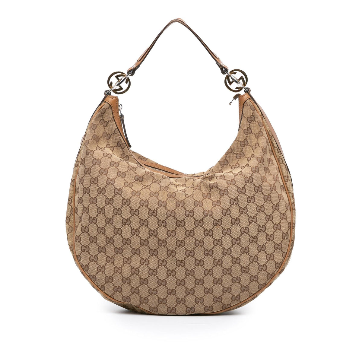Gucci Large GG Canvas Twins Hobo
