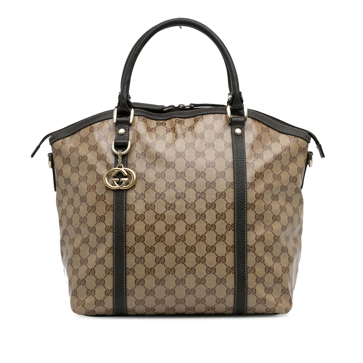 Gucci Large GG Crystal Charm Dome Bag (SHG-CTXgW8)