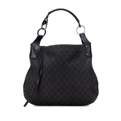 Gucci Large GG Denim Hobo
