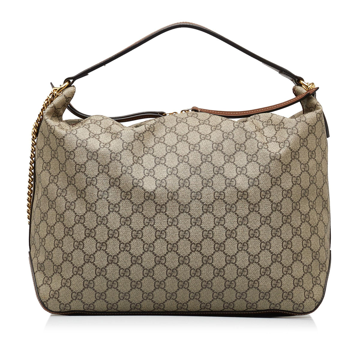 Gucci Large GG Supreme Linea A Hobo (SHG-naOFM6)