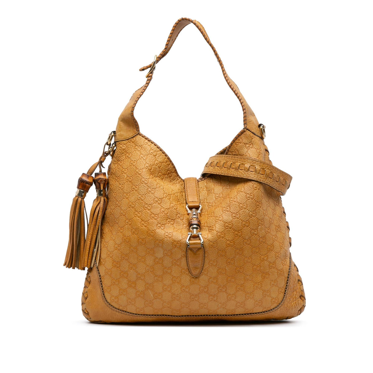Gucci Large Guccissima New Jackie Satchel