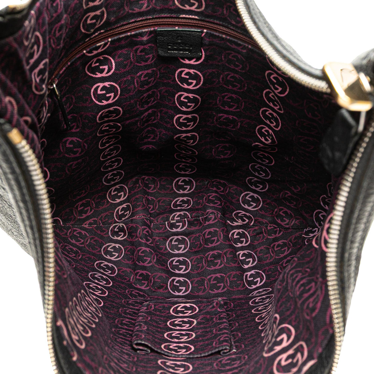 Gucci Large Leather Web Princy Hobo