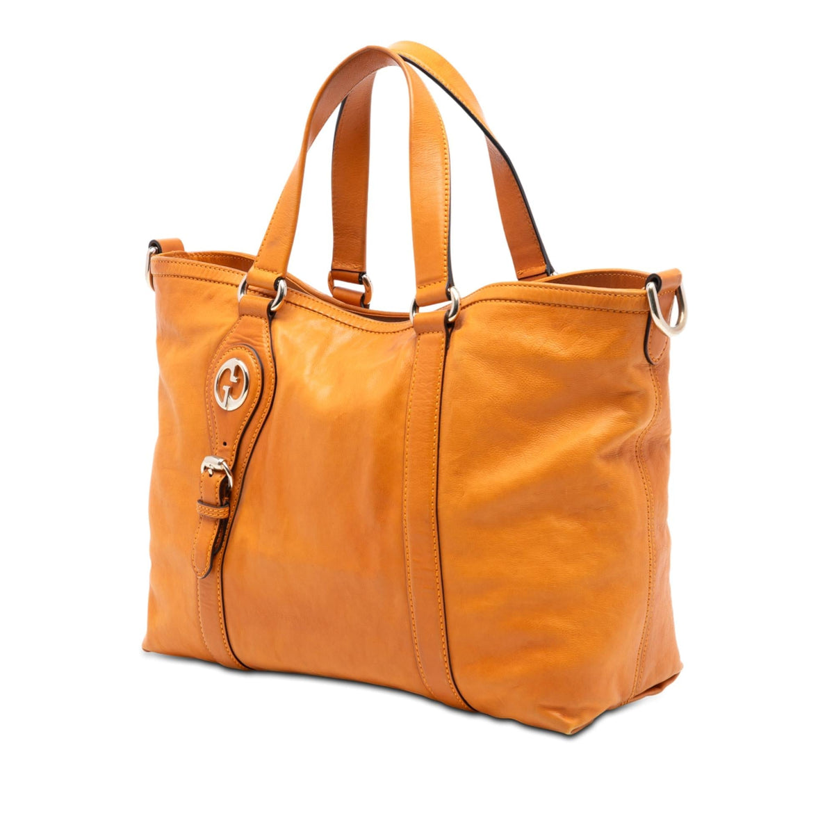 Gucci Leather 1973 Satchel